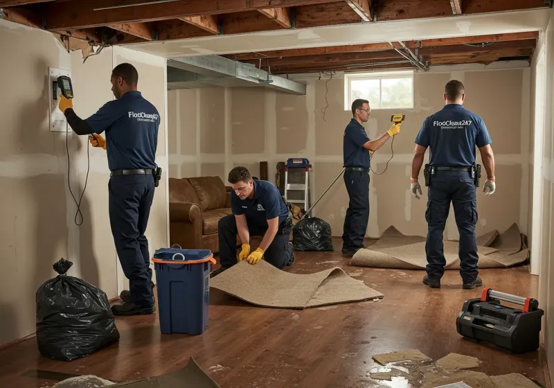 Flood DamageMaterial Assessment and Debris Removal process in Hudson Bend, TX